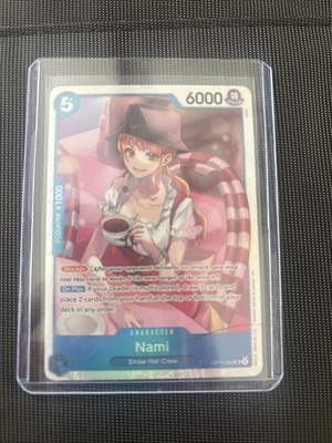 Nami OP11-054 SR a Fist of Divine Speed One Piece Card Game English Edition 2x