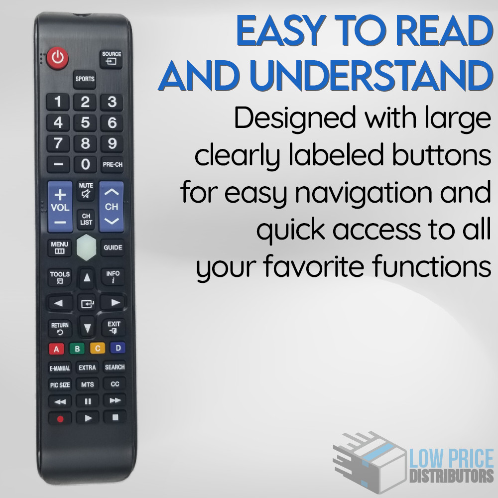 Plug & Play Universal Remote Control for Samsung TVs