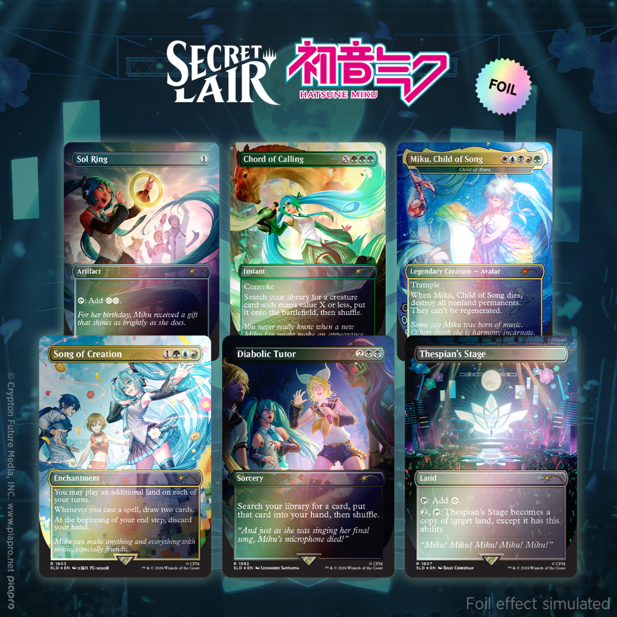 🔥 Secret Lair x Hatsune Miku: Digital Sensation (EN) Rainbow Foil