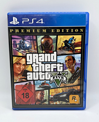 Grand Theft Auto V GTA 5 Premium Edition Rockstar PS4 USK 18 inkl. Karte