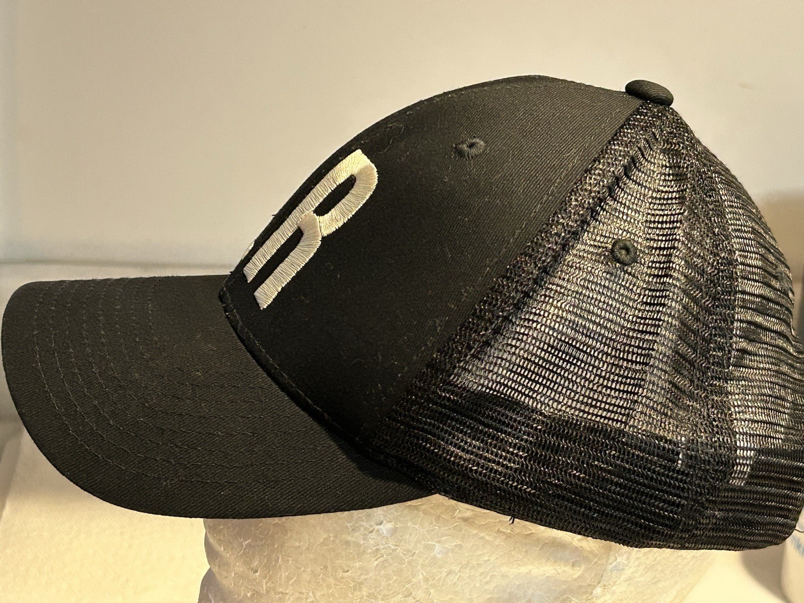 LR TRUCKER HAT CAP DECKY ADJUSTABLE SNAPBACK BLACK - image 5