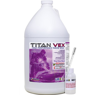 #ad #ad TITAN VEX 1 Gal Vinyl Ester Polyester RESIN Blend MEKP Laminating fiberglass $59.99