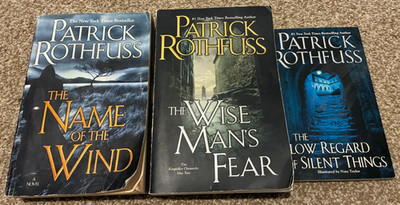 Kingkiller Chronicle - 3 Book Set - Patrick Rothfuss - RARE - Name of the Wind!
