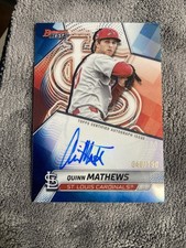 Quinn Mathews 2025 Bowman's Best Auto /150 Blue Refractor #B25-QM