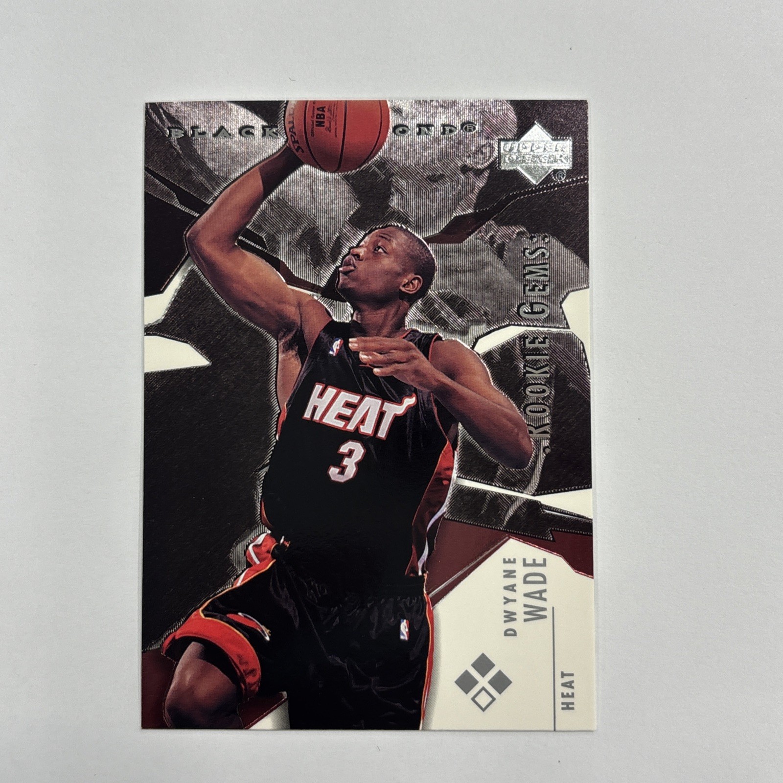 2003 Upper Deck Black Diamond Rookie Gems 148 Dwayne Wade RC