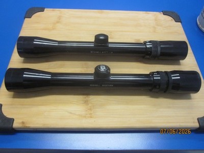 2 VTG AOK BUSHNELL 3X9X32 VARIABLE SCOPES-1 SPORTVIEW & 1 SPORTSMAN, BOTH DUPLEX