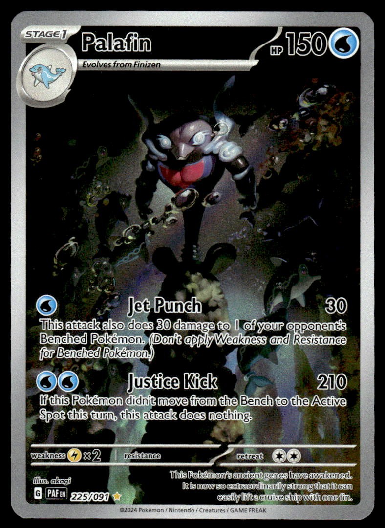 Pokemon TCG SV: Paldean Fates #225/091 Palafin NM