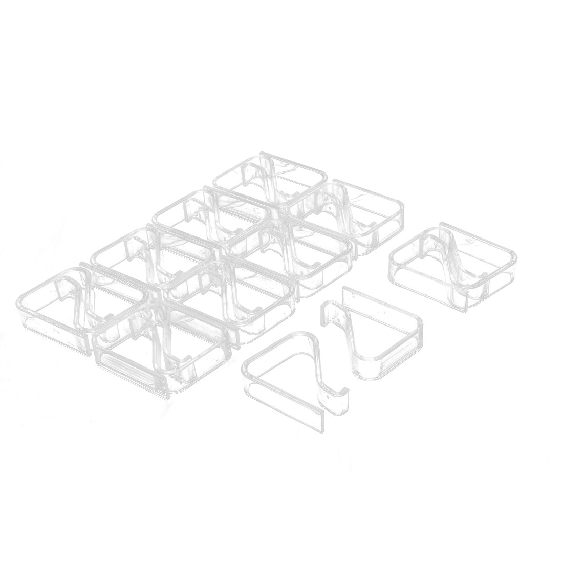Plastic Clip Clamp Holder 2-3.5cm Thickness 20pcs