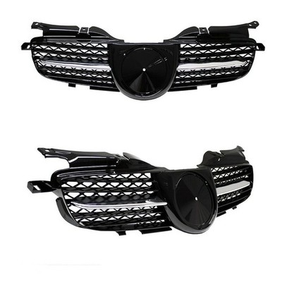 Kühlergrill Wabendesign Schwarz Chrom für Mercedes SLK R170 97-04 im R171 Design