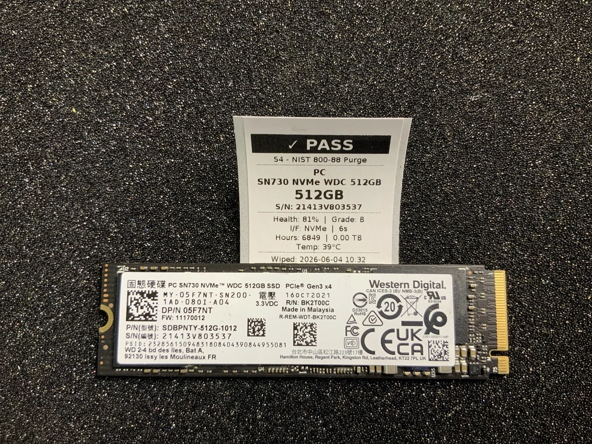 Western Digital M.2 Interface 512 GB Solid State Drives for sale