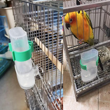 Automatic Bird Water Dispenser Parrot Water Feeder Bird Seed Food Container Para