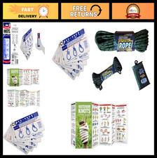 Deluxe Knot Tying Kit with 140ft Camo Rope, PRO-Knot Cards  Outdoor Guide