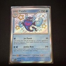 Pokémon Palafin Rare Holo Stage 1 Hero 124/091 SV: Paldean Fates 150 HP TCG