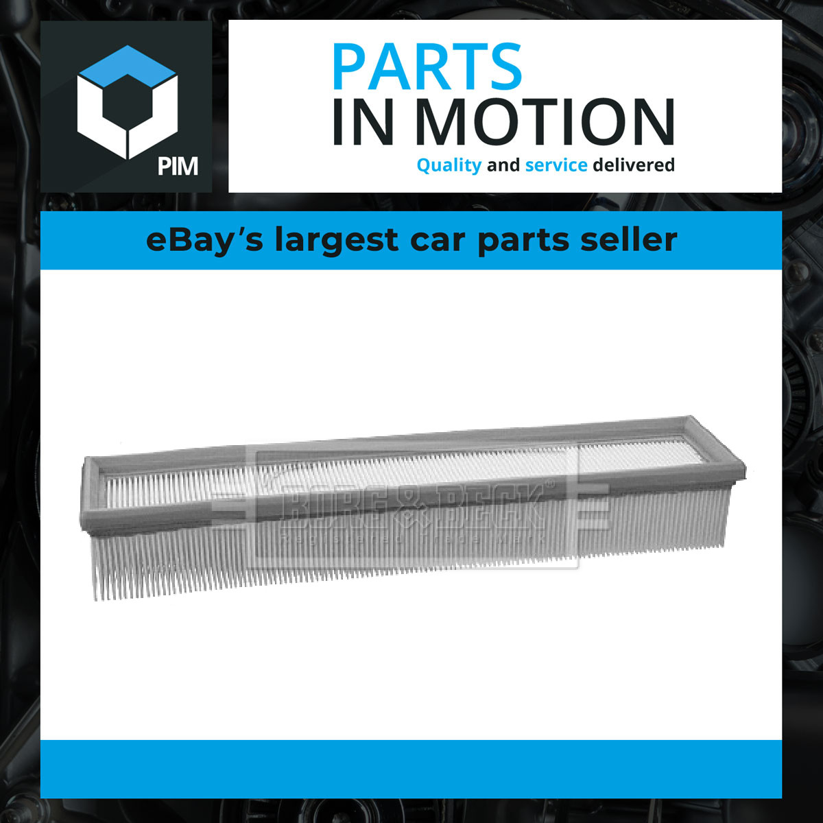 Air Filter fits DACIA LOGAN PICKUP 1.5D 2010 on K9K892 B&B Quality Guaranteed