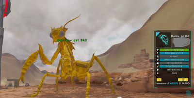 ARK SURVIVAL ASCENDED PVE SOLID 245 MANTIS FULL YELLOW
