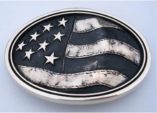 American Flag "Old Glory" Belt Buckle - Made in the USA
