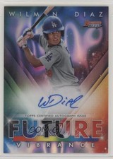 2021 Bowman's Best Lava Refractor 47/50 Wilman Diaz #BFVA-WD Auto 3c6