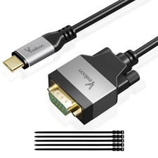 USB C to Serial Adapter FTDI Chipset 15 FT RS232 Male DB9 Pin Converter Cable