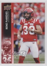 2022 Upper Deck CFL Exclusives 77/100 Rene Paredes #159 1nd4