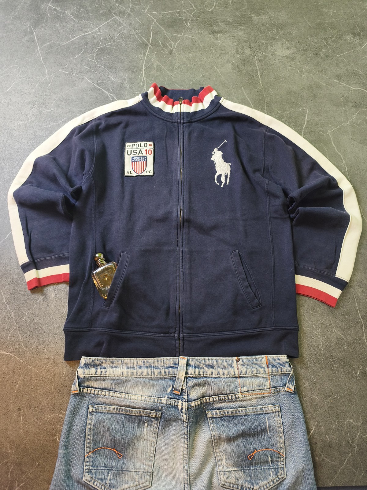 Vintage Big Pony Polo Ralph Lauren USA Trackjacket | Größe M