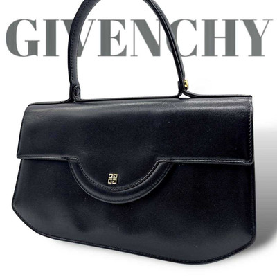 Givenchy SACS handbag leather black authenticated women's