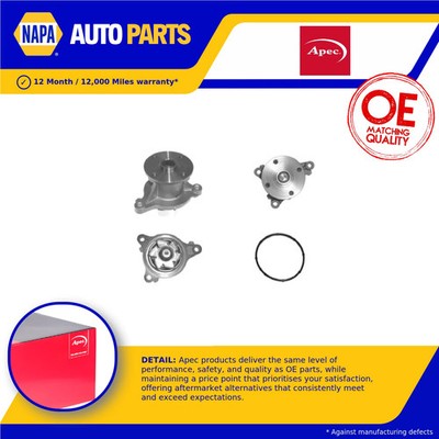 Water Pump fits HYUNDAI i30 GD, PD, PDE 1.4 2014 on Coolant 2510003011 Apec New