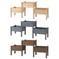 Outsunny 3 Tier Raised Garden Bed w/ Three El...