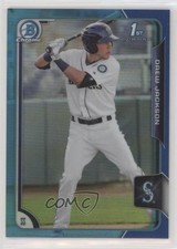 2015 Bowman Draft Chrome Blue Refractor 33/150 Drew Jackson #149 0wq
