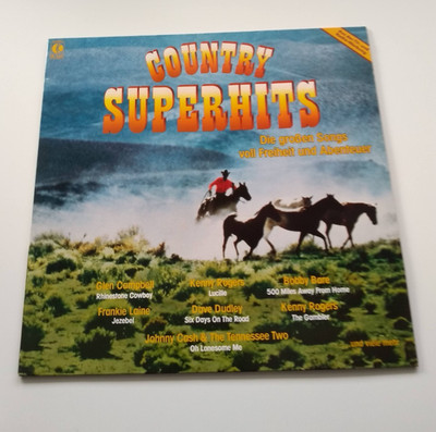 Country Superhits Schallplatte, K-Tel Stereo Made in Germany, Vintage