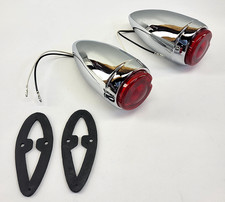 1947 1954 Chevy Gmc Panel Suburban 3100 12v Accessory Rear Taillamp Set Chrome 1947 1954 Chevy Gmc Panel Suburban 3100 12v Accessory Rear Taillamp Set Chrome