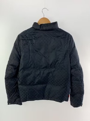 GUCCI / ダウンジャケット/44/ナイロン/NVY/総柄/185390.Z4063 GUCCI Down Jacket/ Size 44/ Nylon/ NVY/ All-Over Print/ 185390