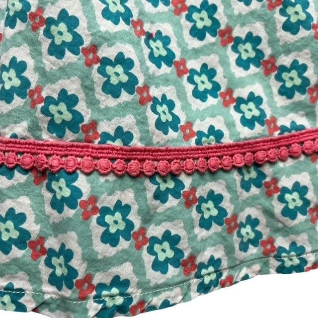 Falda Naartjie Niñas Azul Floral y Coral Talla 9 Años Foto 2 de 4