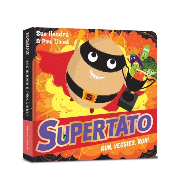 Supertato Run Veggies Run by Paul Linnet (Board book)