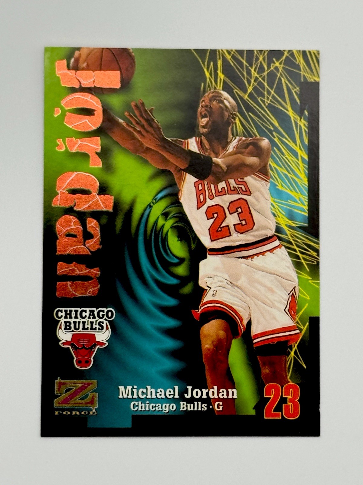 1997-98 Skybox Z-Force Michael Jordan #23 Chicago Bulls HOF