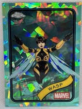 Wasp /75 Aqua Sapphire Refractor 2025 Topps Chrome Marvel #113