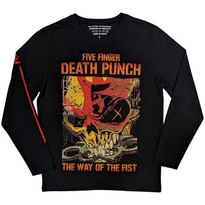 Longsleeve Five Finger Death Punch Way Of Fist Official Tee T-Shirt Herren
