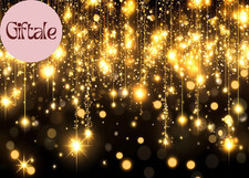 7X5Ft Black and Gold Backdrop Gold Spots Backdrop Vinyl Photography Backdrop Vin