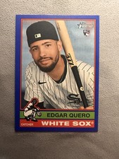 Edgar Quero 2025 Heritage High Number #536 White Sox Dark Blue Bordered Rookie