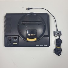 Sega Mega Drive 16-Bit Black Console PAL 1600-05 Unsted Spares & Repairs.