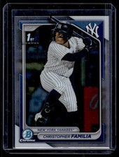 2024 Bowman Chrome Prospects Christopher Familia New York Yankees #BCP-154