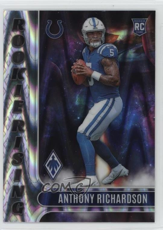 2023 Panini Phoenix Rookie Rising Silver Seismic Anthony Richardson #RIS-4 1u6