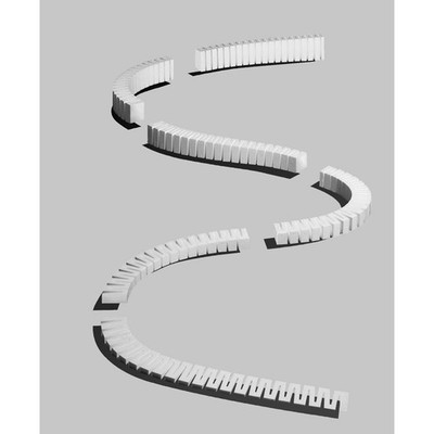 Woodland Scenics 3% Incline Set 6 WOOST1416 Train Scenery Non Scale