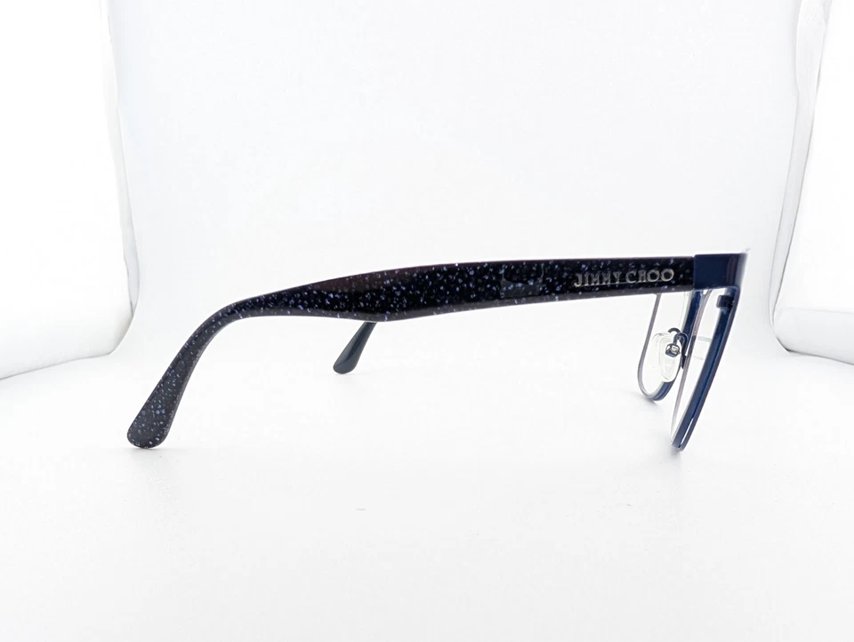 Solo monturas para gafas Jimmy Choo, JC189 JOJ, 53-18-140, azules, hechas en Italia Foto 4 de 4