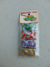 Vintage Miniature Tanks Tin Lithograph Toy Tanks Japan