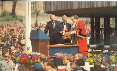 PRESIDENT CARTER W/PRIME MINISTER CALLAGHAN OF ENGLAND NEWCASTLE ENGLAND(CL193*)