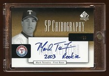 MARK TEIXEIRA SP AUTHENTIC GOLD CHIROGRAPHY AUTO RC /20
