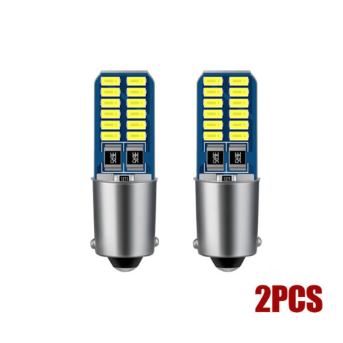 Canbus BA9S LED Car Reverse Lights Parking License Plate Bulb Accessories White - Picture 7 of 12