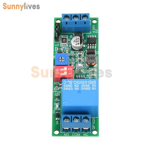 DC 4-30V 1 Way Time Delay Relay Module Adjustable Trigger Delay Switch Module - Picture 20 of 20