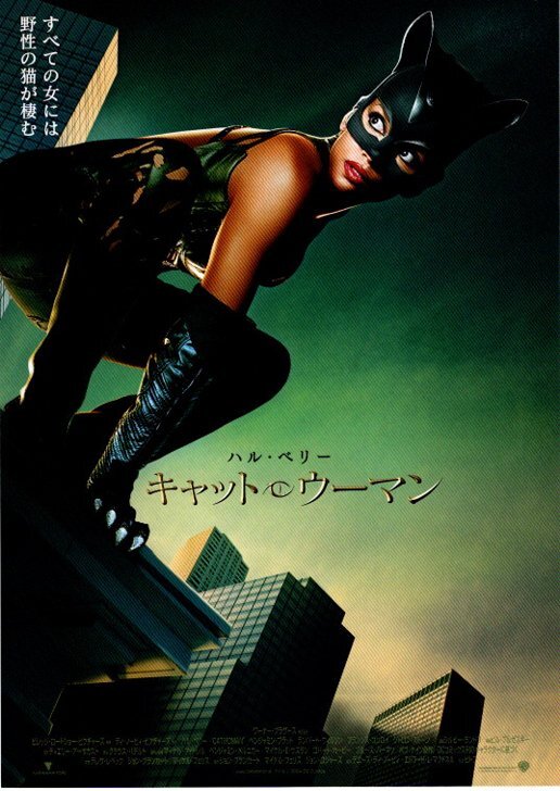 Catwoman Japan Movie Flyer 2004 Halle Berry Pitof Benjamin Bratt