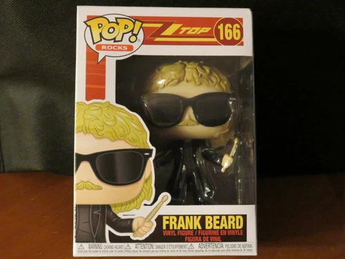 FUNKO POP! ROCKS # 166 - ZZ Top - FRANK BEARD - Vinyl Figure VAULTED! drummer